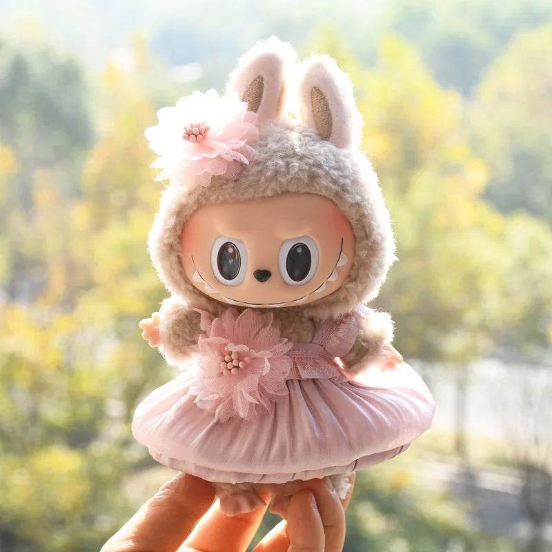 Premium Doll Clothes Spring Summer Dress For 17cm Labubu - ToylandEU