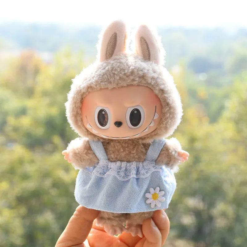 Premium Doll Clothes Spring Summer Dress For 17cm Labubu - ToylandEU