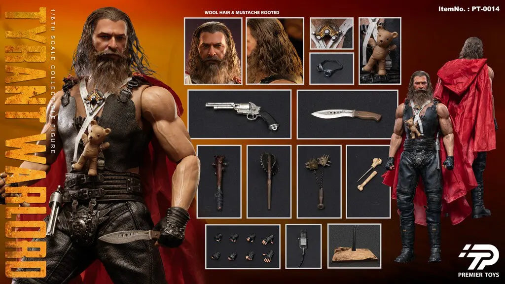 Figure Accessories | 1/6 Rampage Warlord | Male Soldier Set | 12-Inch Figures