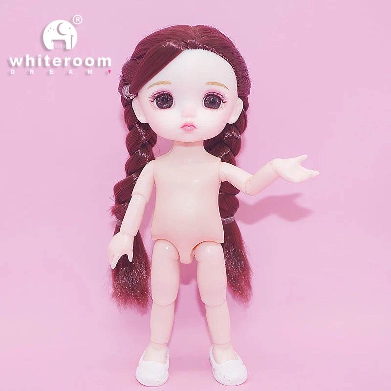 BJD Doll 1/12 16cm 6 Inch Jointed Baby Doll Fashion Gift - ToylandEU