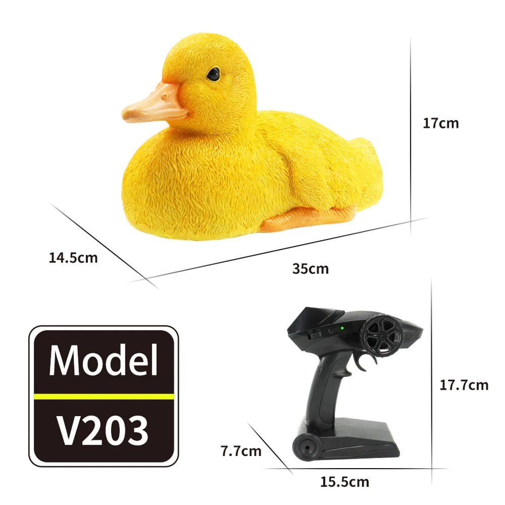 Flytec V201 2.4GHz Simulation RC Duck Boat Waterproof 2 Channels - ToylandEU