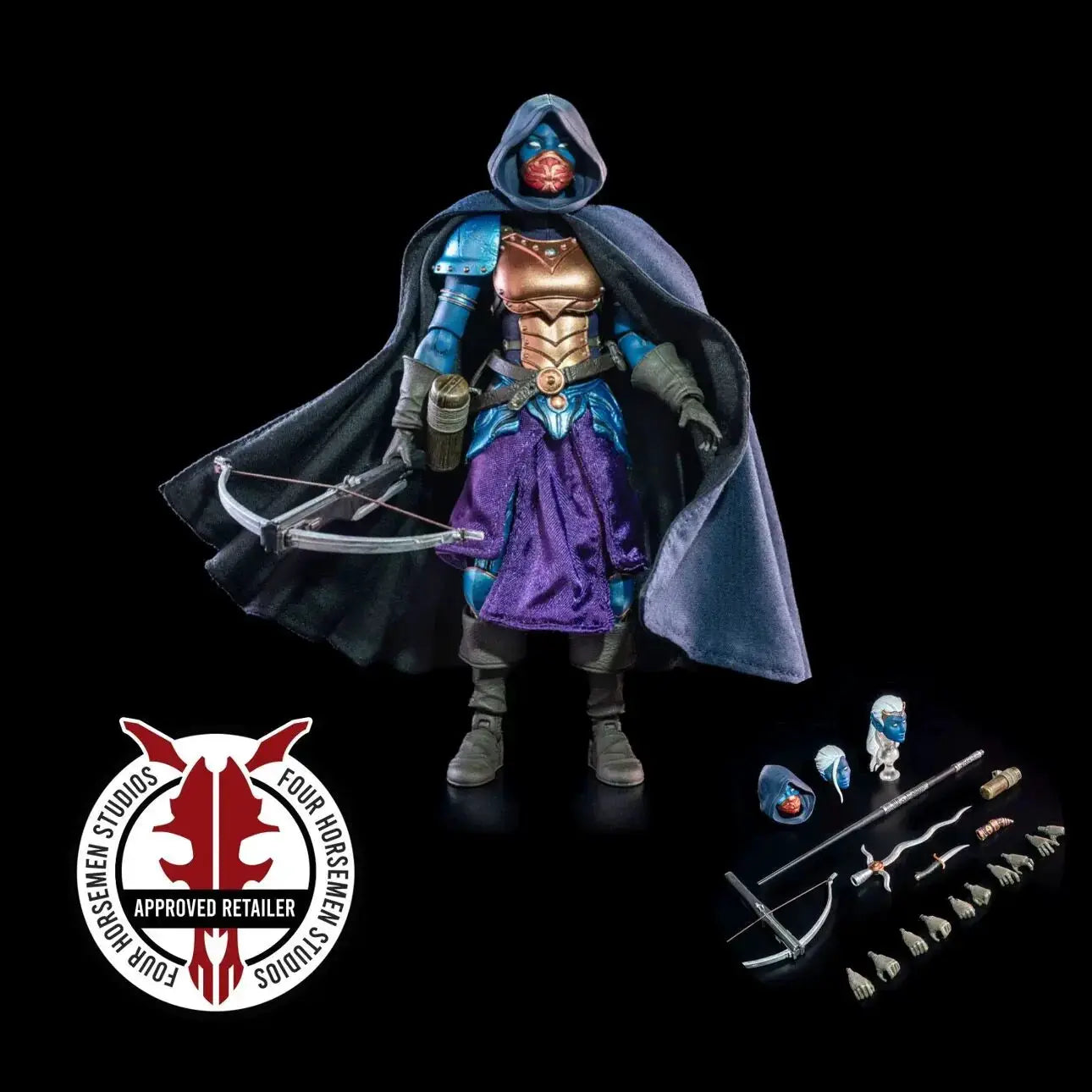 Four Horsemen Studios Mythic Legions Undead Skeleton Spearman Warrior Action Figure With Replaceable Accessories For Collectors - ToylandEU