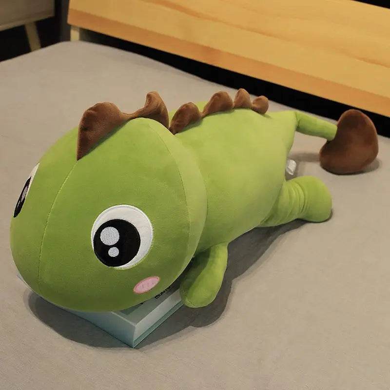 New Huggable Big Long Cute Dinosaur Plush Toy Soft Cartoon Crocodile Doll Girlfriend Pillow - ToylandEU