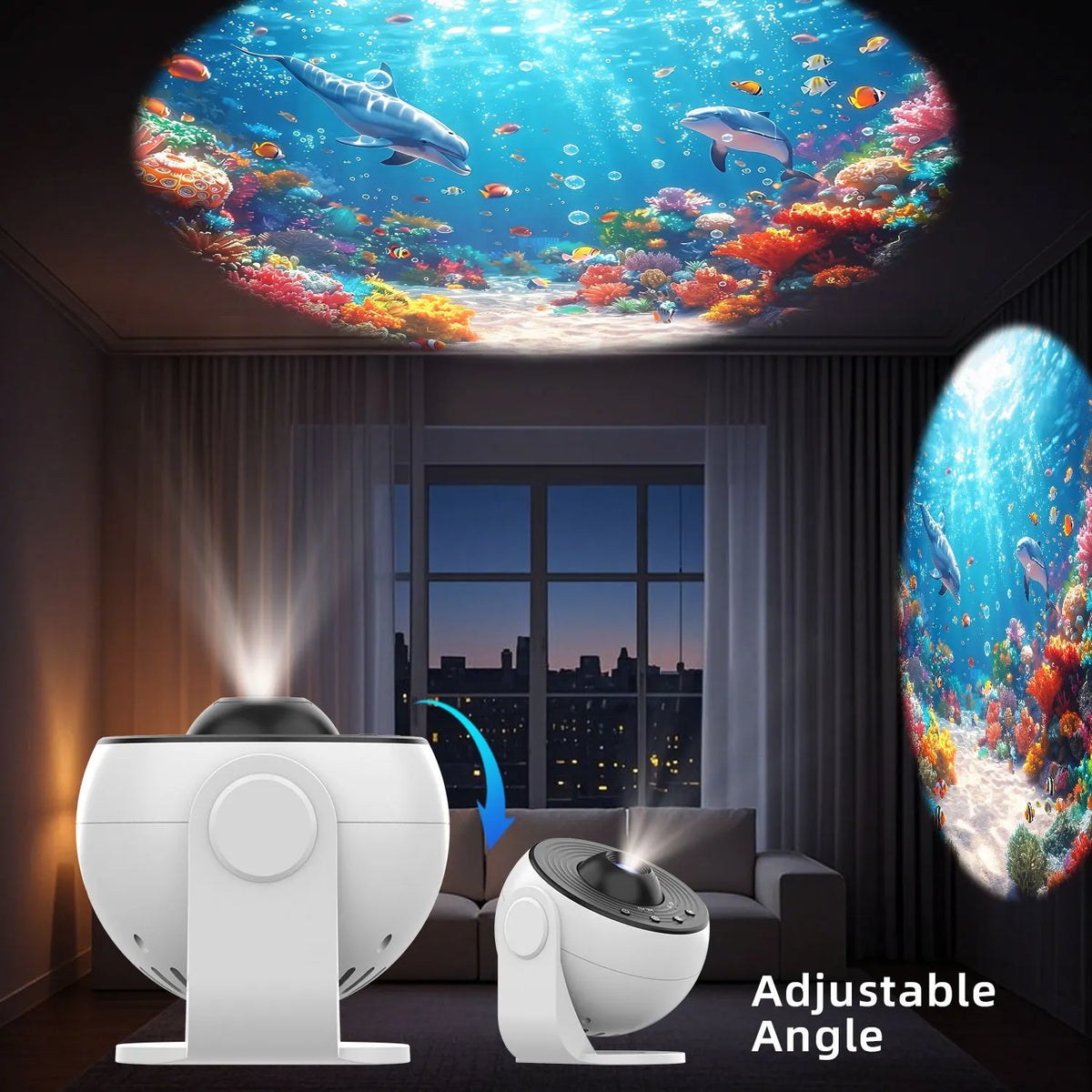 Galaxy Projector | 25 Planetarium Patterns | Remote Control Night Light For Kids Bedroom