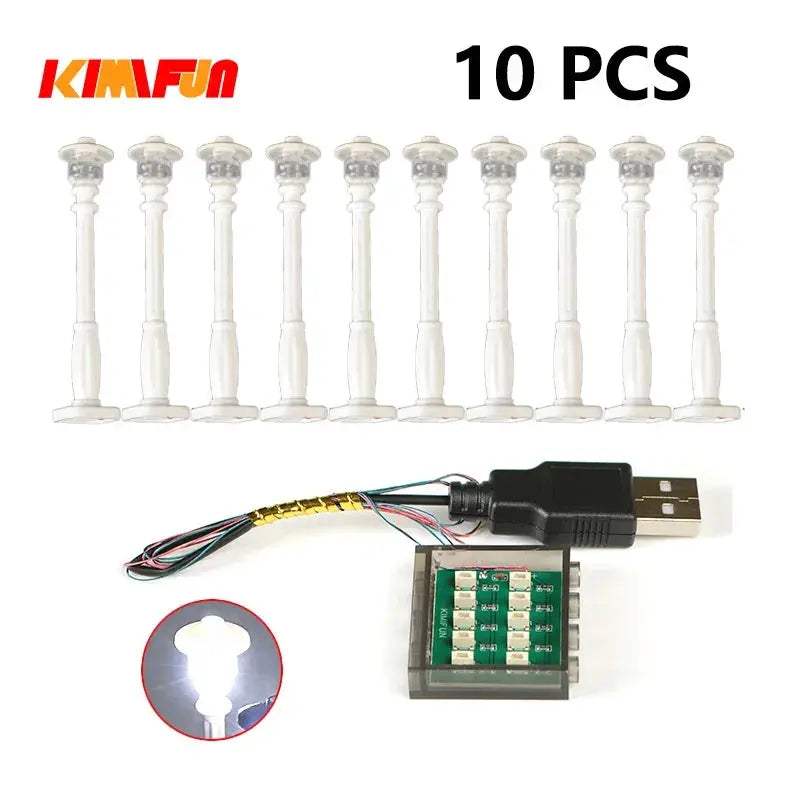 RGB LED LEGO Compatible Building Blocks USB Lamp City Decor - ToylandEU