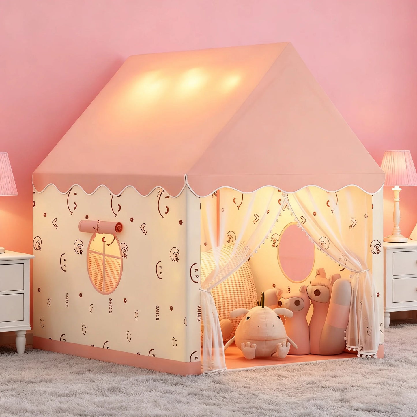 Princess Castle Play Tent for Kids Indoor Outdoor Safe Fun