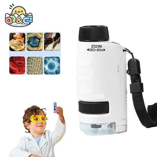 Educational Pocket Microscope Kit for Kids - STEM Learning Science Experiment Toy - ToylandEU