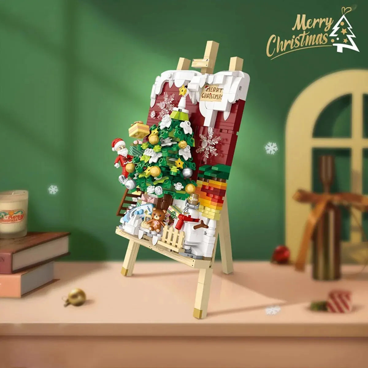 Stereoscopic Building Blocks Christmas Tree Decoration - ToylandEU