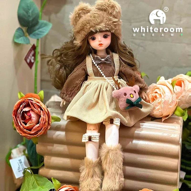 30cm Dolls For Girl Dolls 1/6 Starry Grey Blue Eyes Fashion - ToylandEU