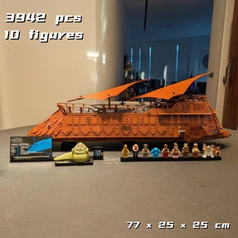Jabba Barge Building Blocks | 3942 Pcs | Toylandeu™
