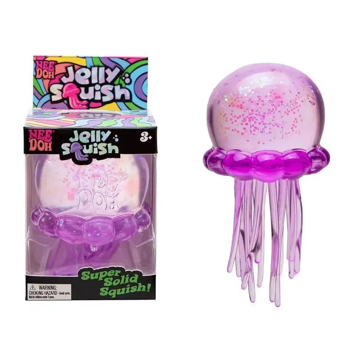 Jellyfish Fidget Toy | Soft Jelly Texture | Squeeze Grip | Ages 14 Plus