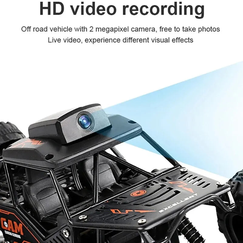 Off-Road Remote Control Car with HD 720P WIFI FPV Camera and Stunt Capabilities - ToylandEU