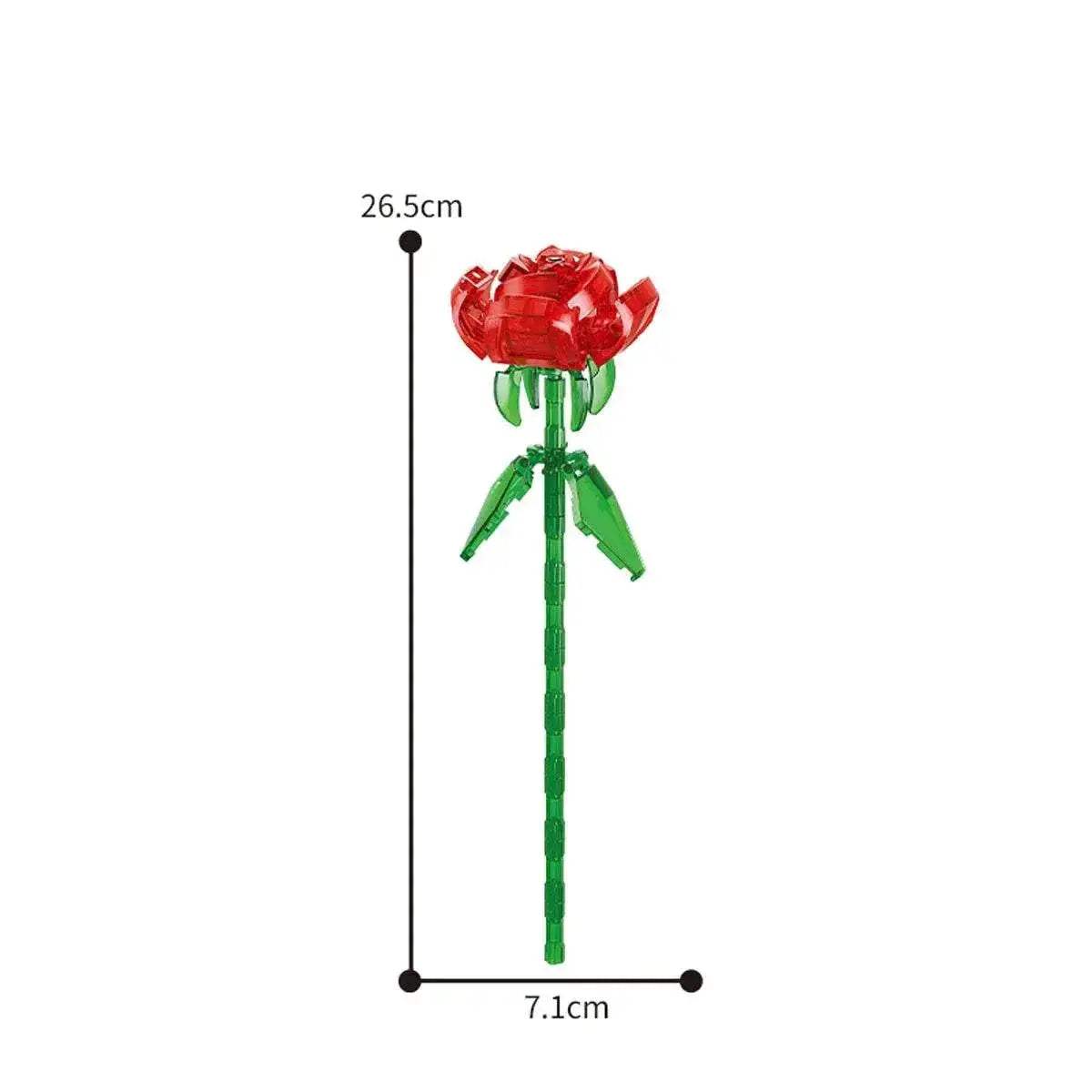 Eternal Block Flower Assembly Bouquet Desktop Decoration Toy - ToylandEU