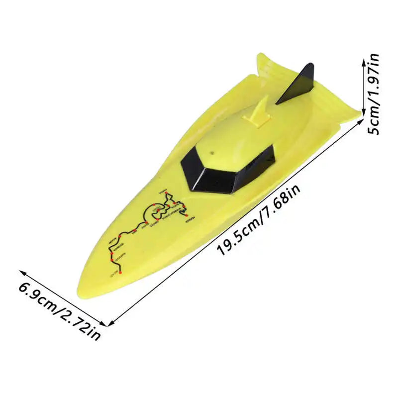 2.4 GHz RC Racing Boat Toy Rechargeable Remote Control Spedboat Toy - ToylandEU