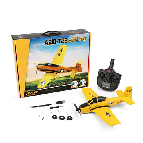 WLtoys XK A210-T28 RC Glider 4CH 6G/3D Dual-mode Remote Control ToylandEU.com Toyland EU