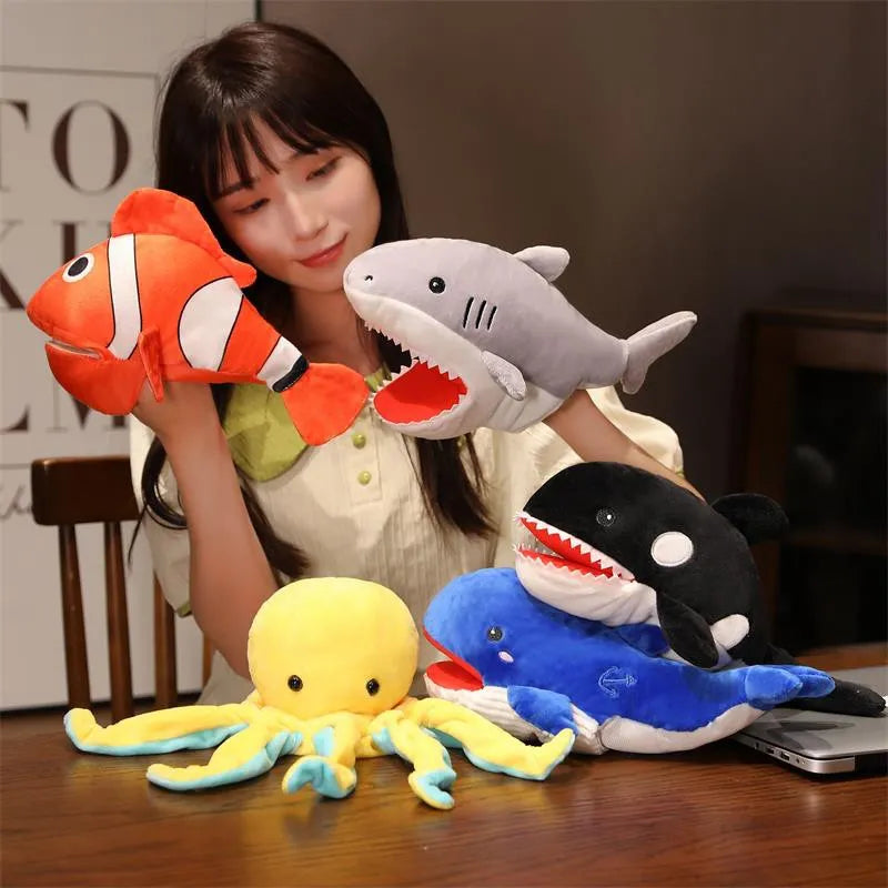 Cute Hand Finger Story Puppet Plush Animals Dolls - ToylandEU