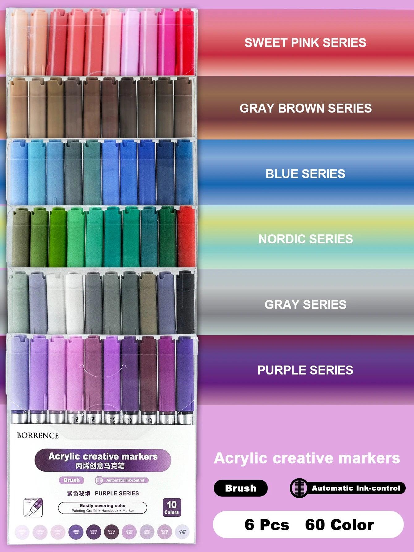 Acrylic Paint Markers | 120 Color Set | Toylandeu™