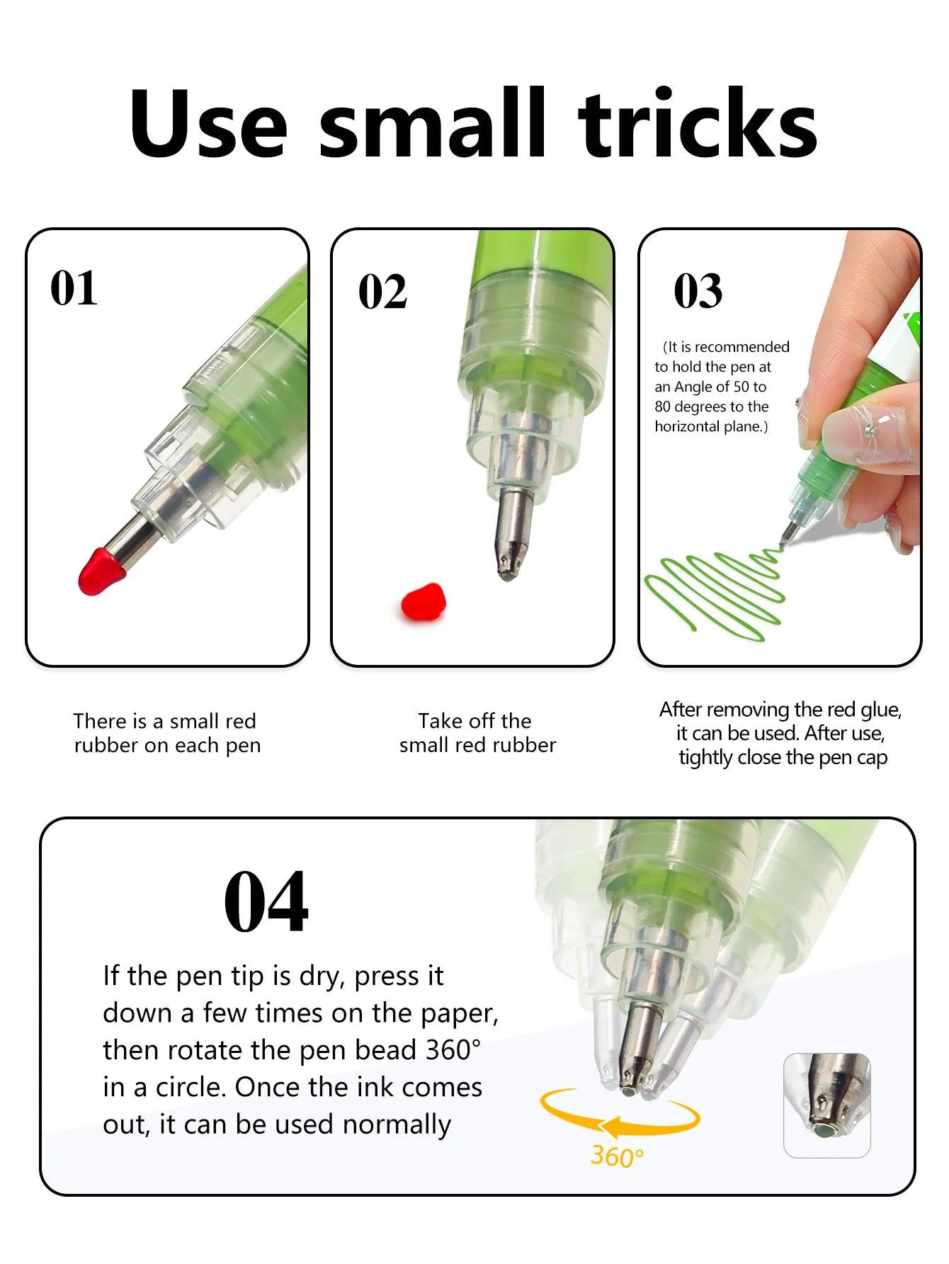 Acrylic Markers | 12pk Fine Tip | Toylandeu™