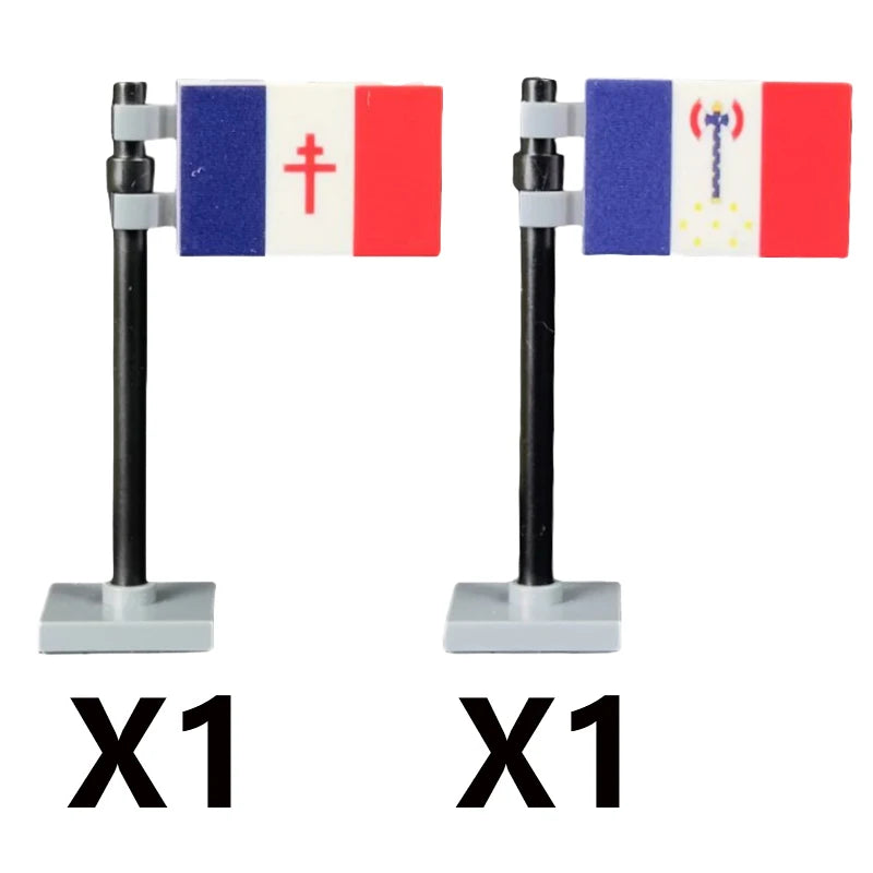 WWII Military Blocks | Compatible With Major Kits | Soldier Figures