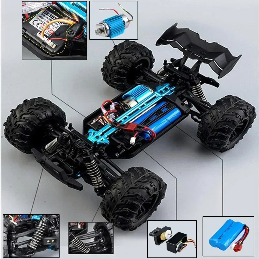 2024 High-Speed 1:16 Scale 4WD Off-Road Remote Control Monster Truck