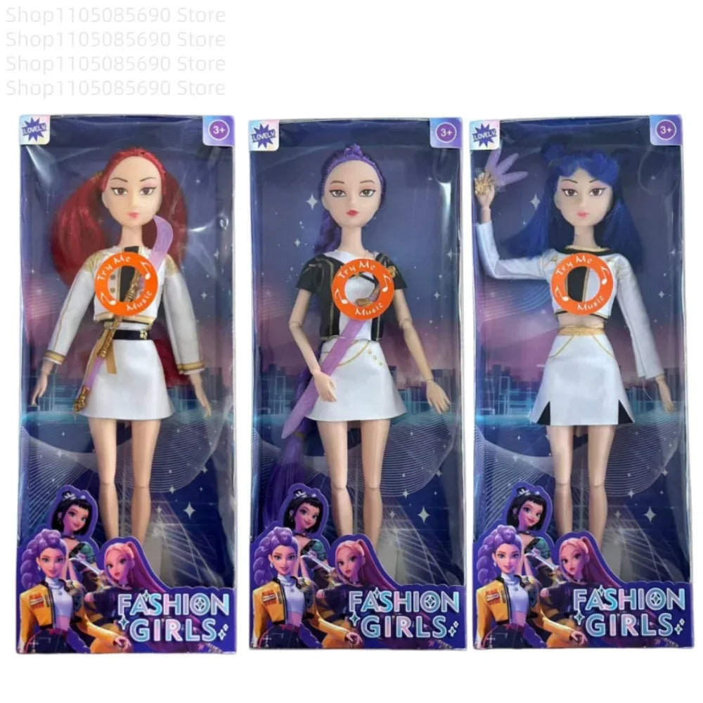 Kpop Anime Figure Action Set Rumi Mira Zoey Collectible - ToylandEU