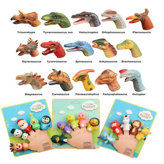 Mini Animal Finger Puppet Set for Babies: Educational Plastic Toy with  Design" can be simplified to "Mini Animal Finger Puppet Set for Babies: Educational Plastic Toy - ToylandEU