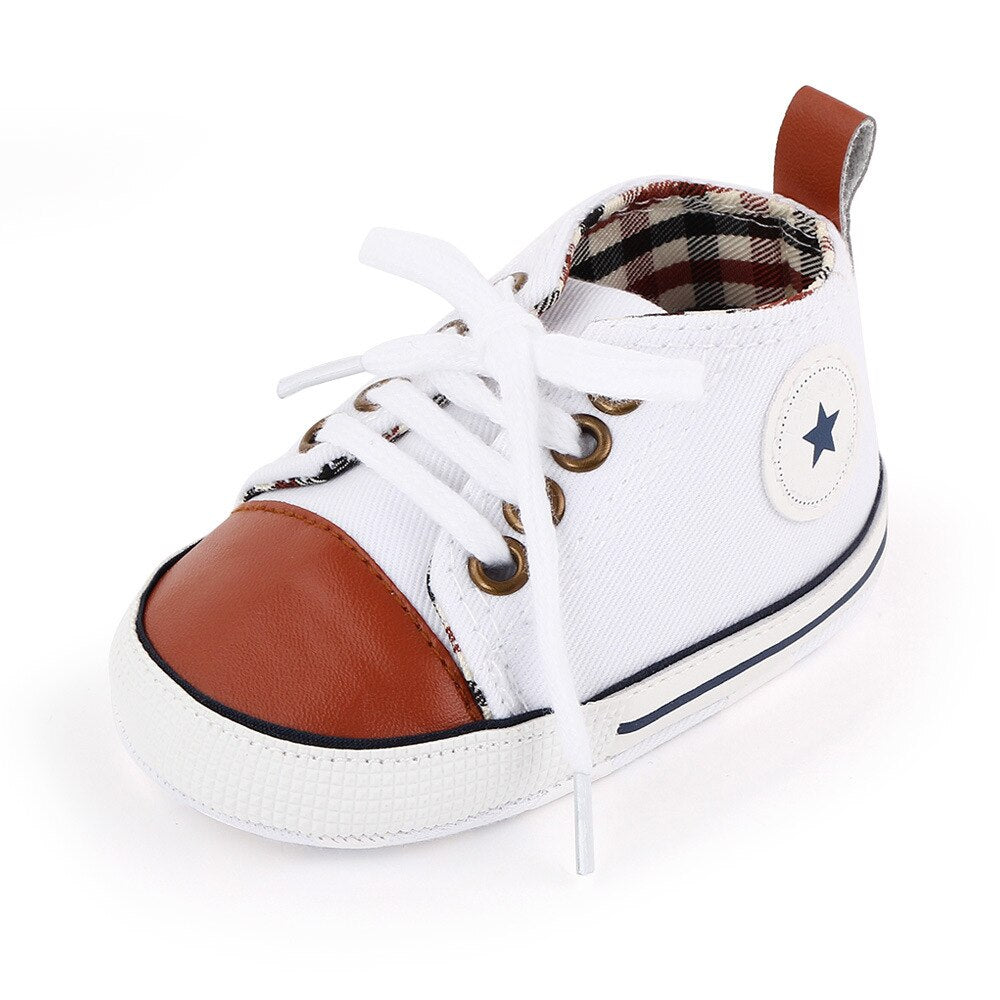 Fashionable Bling Canvas Shoes for Baby Girls - Soft Sole Toddler Sneakers Toyland EU