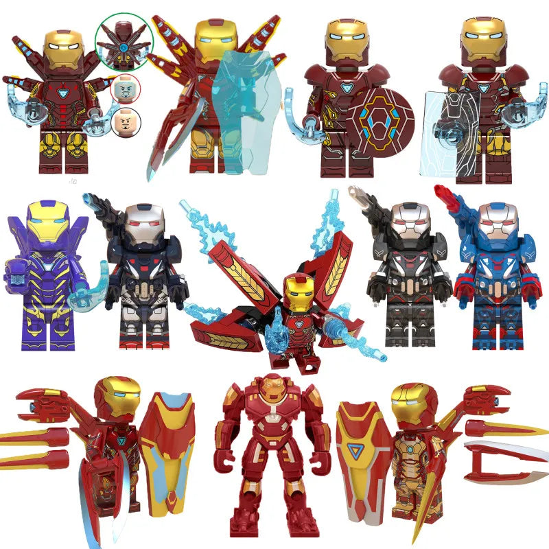 Iron Man Building Blocks | Fully Assembled | Toylandeu™