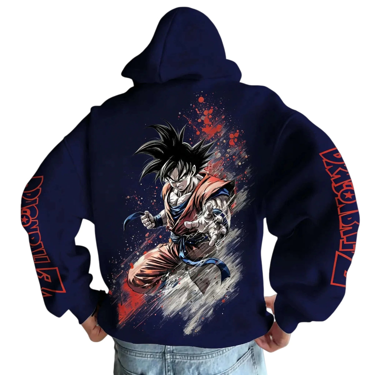 Dragon Ball Hoodie | Pure Cotton Fabric | Relaxed Cut Design | Mens Vintage
