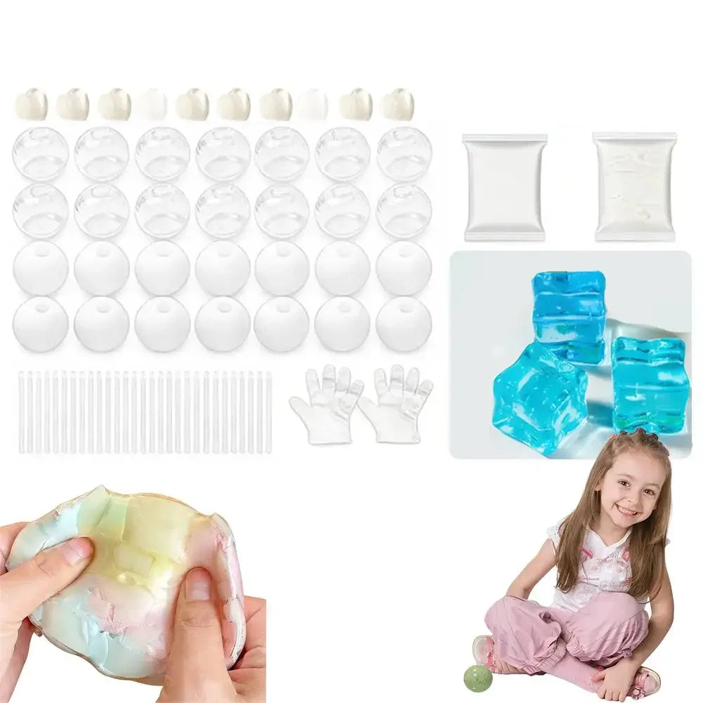 Stress Ball Making Kit | Textured Ball Design | Fidget Toy Relief | R4z6
