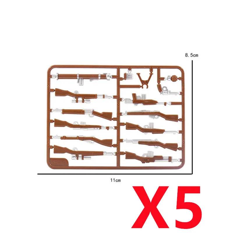 Premium Building Blocks Set Camouflage Military Equipment With Roadblock And Aircraft Parts For Kids - ToylandEU