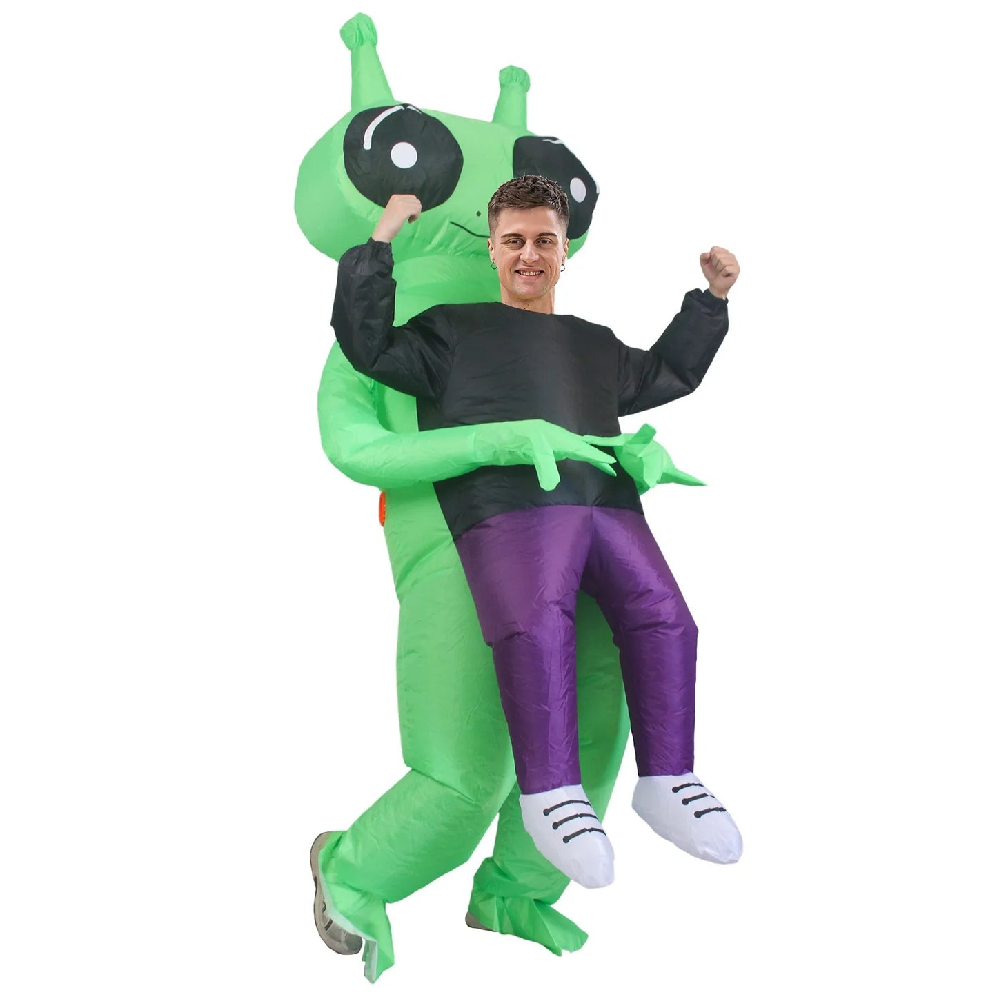 Inflatable Halloween Costume | Ghost Design | Soft Polyester | Unisex Fit