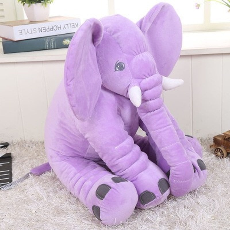 Fashion Elephant Plush Pillow Toy for Kids, Stuffed Soft Animal Doll, Room Decor Gift