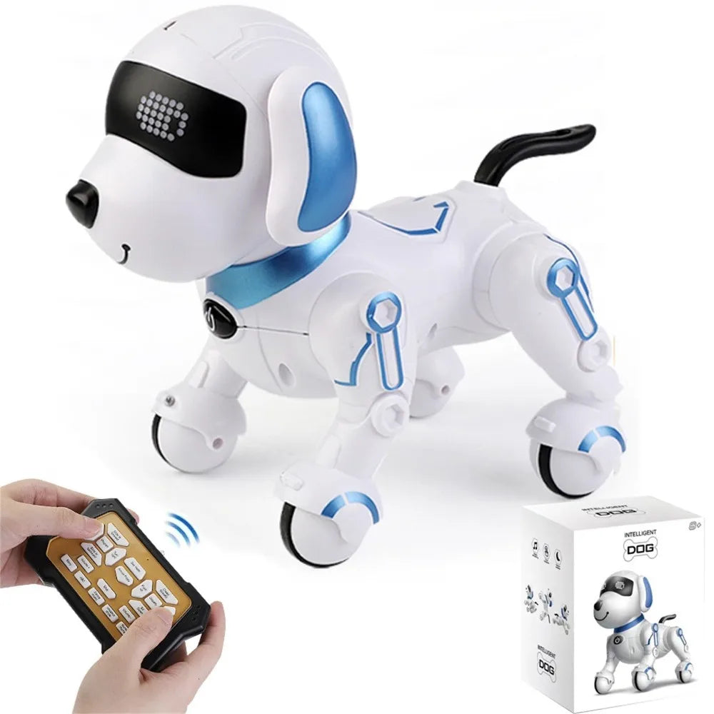 Remote Control Robot Dog Toy With Light Up LED Eyes
