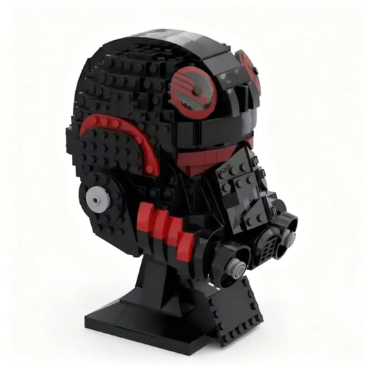 Mini Brick Helmet | 671 Pcs Compatible With Blocks | Iden Versio MOC 14+