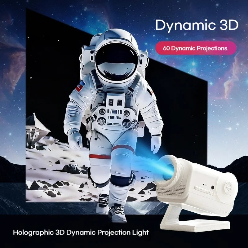 Star Projector | 60 Dynamic Scenes | 3D HD Floating | Home And Kids Rooms