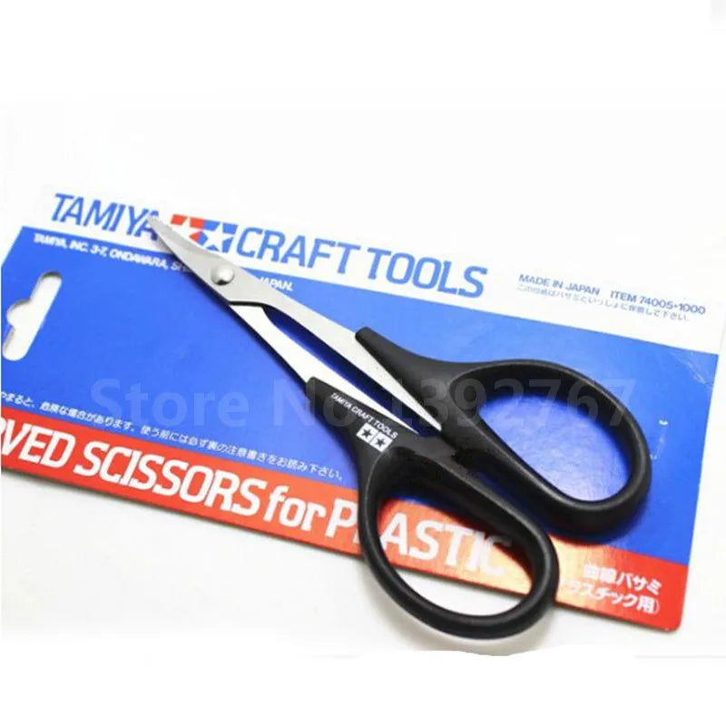TAMIYA Craft Tools Curved Scissors for RC Car Body Cutting