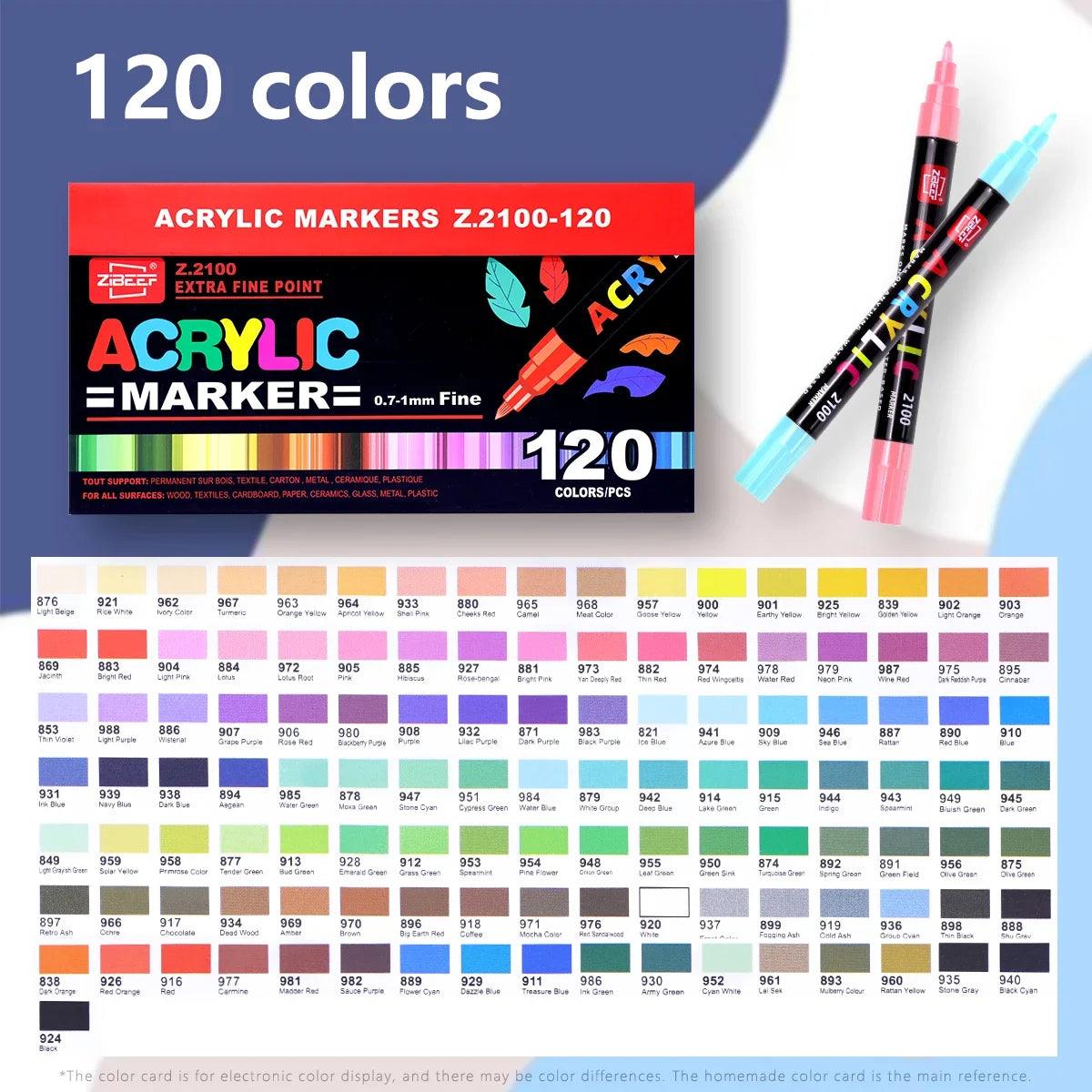 Acrylic Paint Markers | Fine Tip Set | Toylandeu™