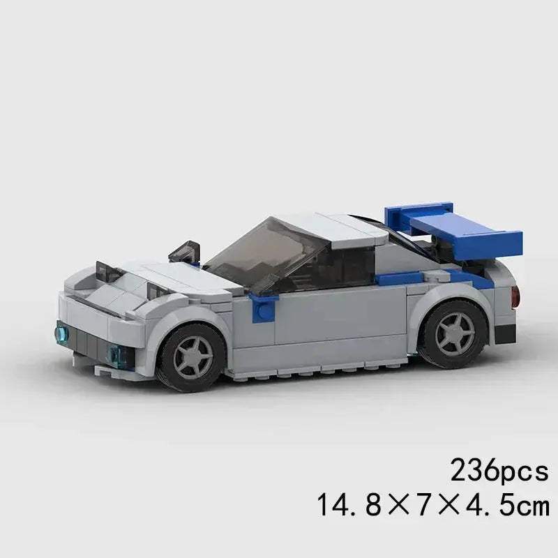 MOC LEGO Compatible Race Car Building Blocks Set For Kids - ToylandEU