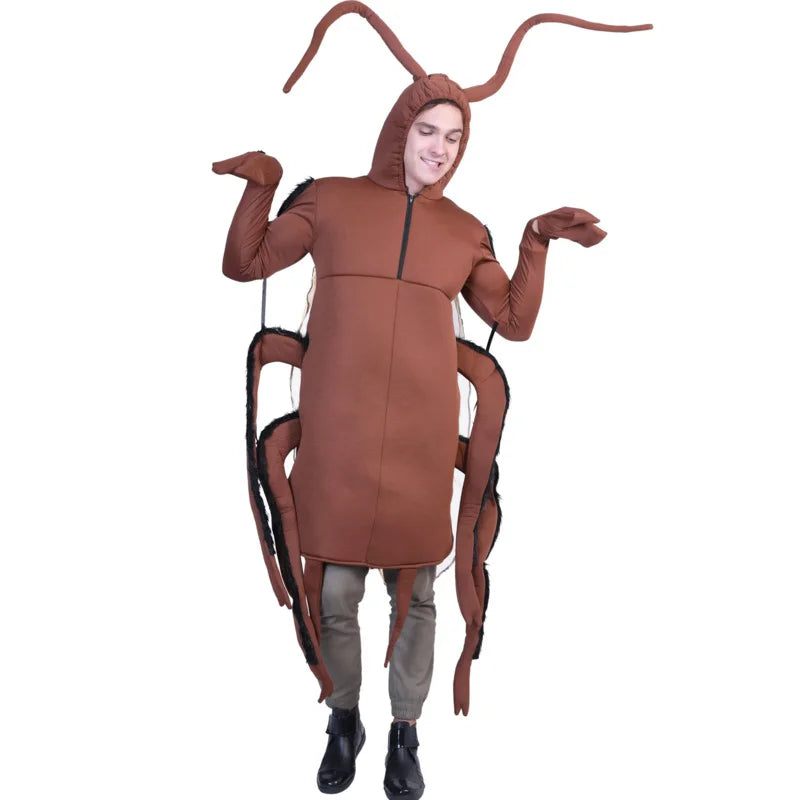 Hilarious Cockroach Costume for Family Fun - Perfect for Halloween & Events