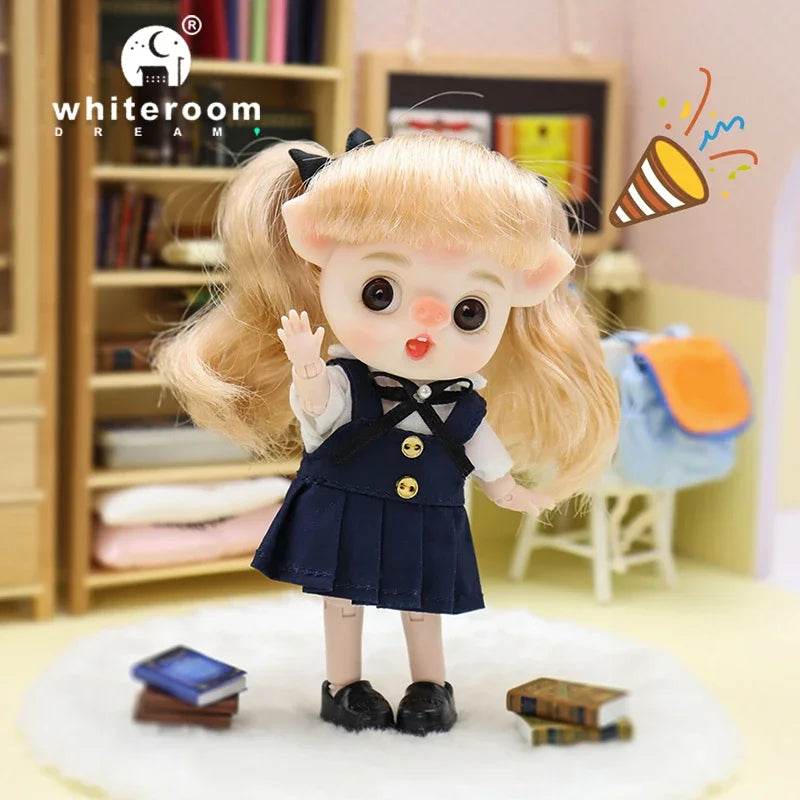 Ob11 Bjd Doll Boy Pig Face Piggy Ball-jointed Mini Doll Gift - ToylandEU