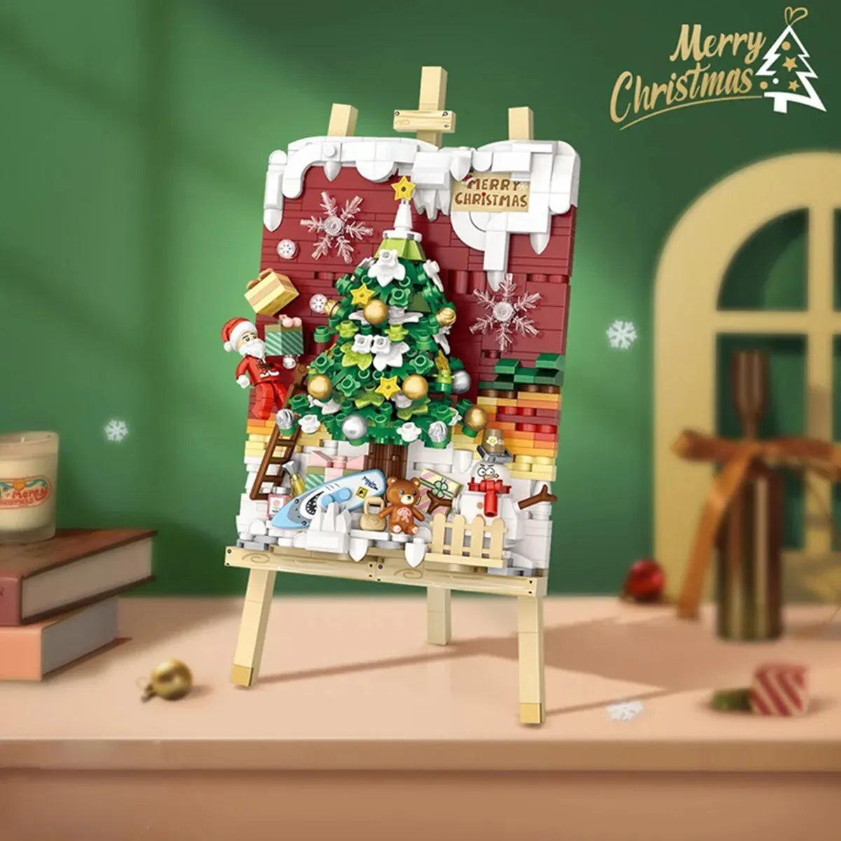 Stereoscopic Building Blocks Christmas Tree Decoration - ToylandEU