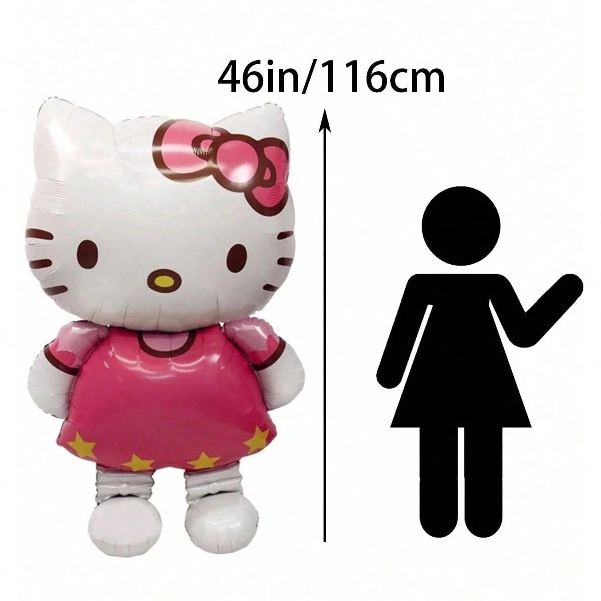 Hello Kitty Balloon | Large Size | Cartoon Print | Party Decor