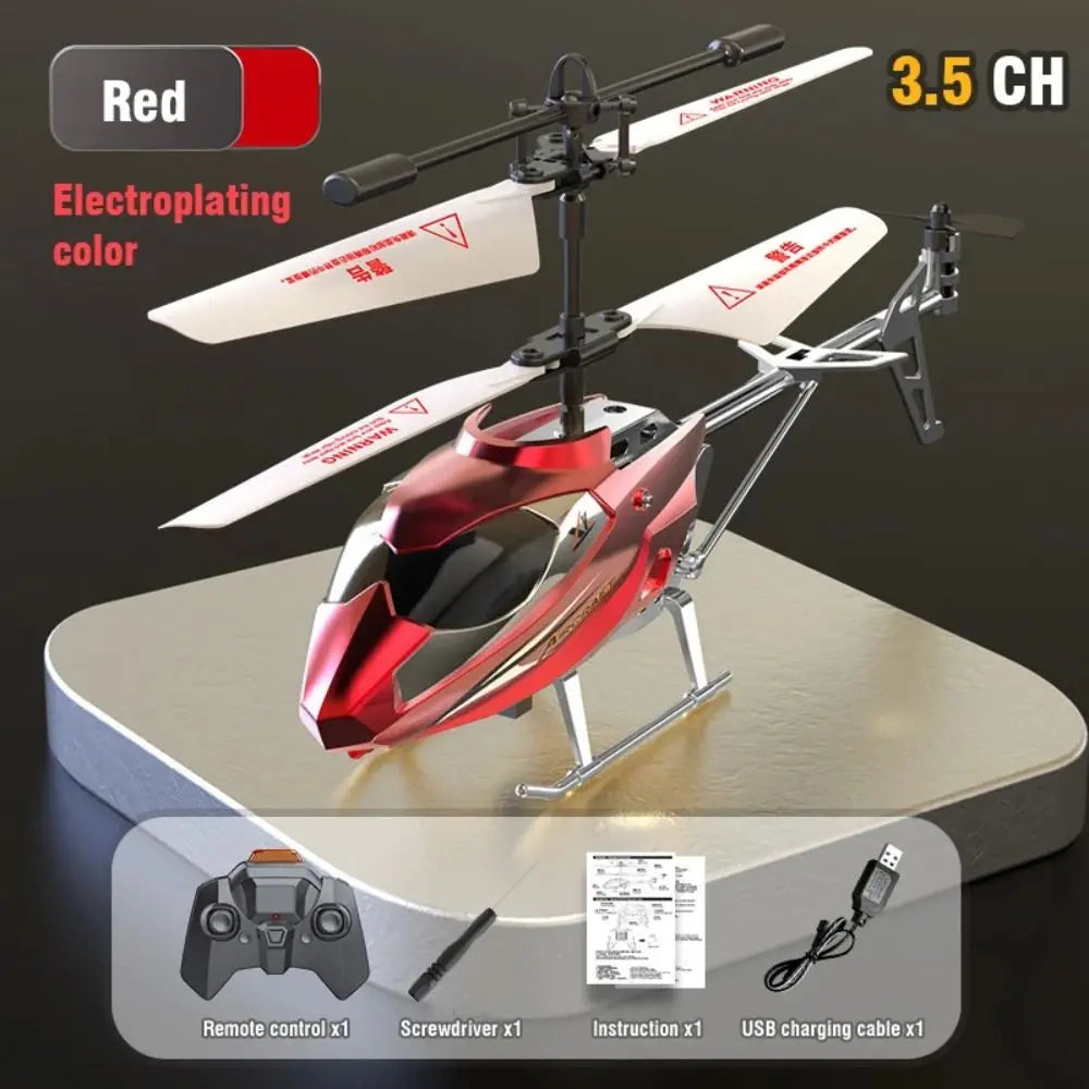 RC Helicopter 3.5CH 2.5CH Remote Control Airplane USB Charging Fall - ToylandEU