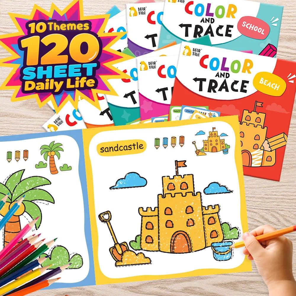 Children Coloring Books | 10 Count | Toylandeu™