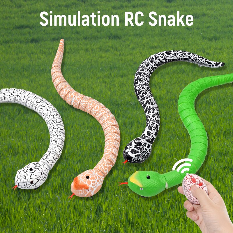 Electric Remote Control Rattlesnake Toy with Infrared Egg and Funny Mischief for Kids - ToylandEU