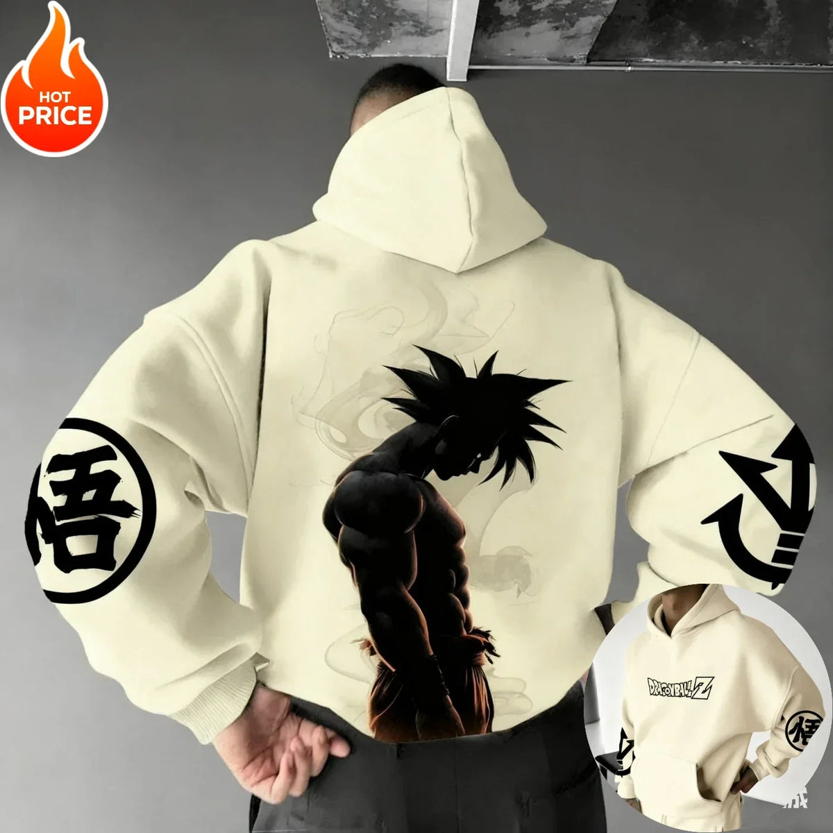 Graphic Hoodie | Dragon Ball Print | Oversized Pullover | Family Unisex Design