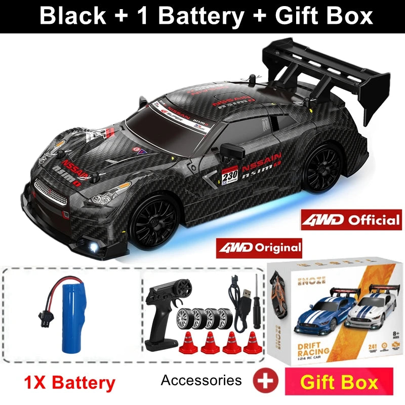 RC 4WD Remote Control Drift Car GTRPRO AE86PRO 1:24 Scale 4x4 Racing Truck - Perfect Gift for Kids and Adults