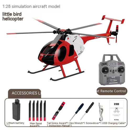 New Product 1:28 Kubing Ke C189 Remote Control Helicopter Md500 Dual ToylandEU.com Toyland EU