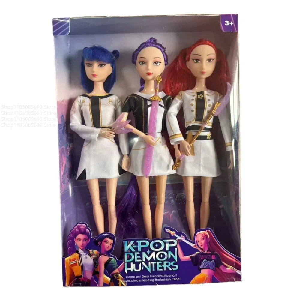 Kpop Anime Figure Action Set Rumi Mira Zoey Collectible - ToylandEU